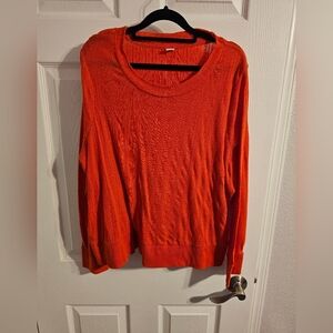 Old Navy Women's Vibrant Orange Sweater